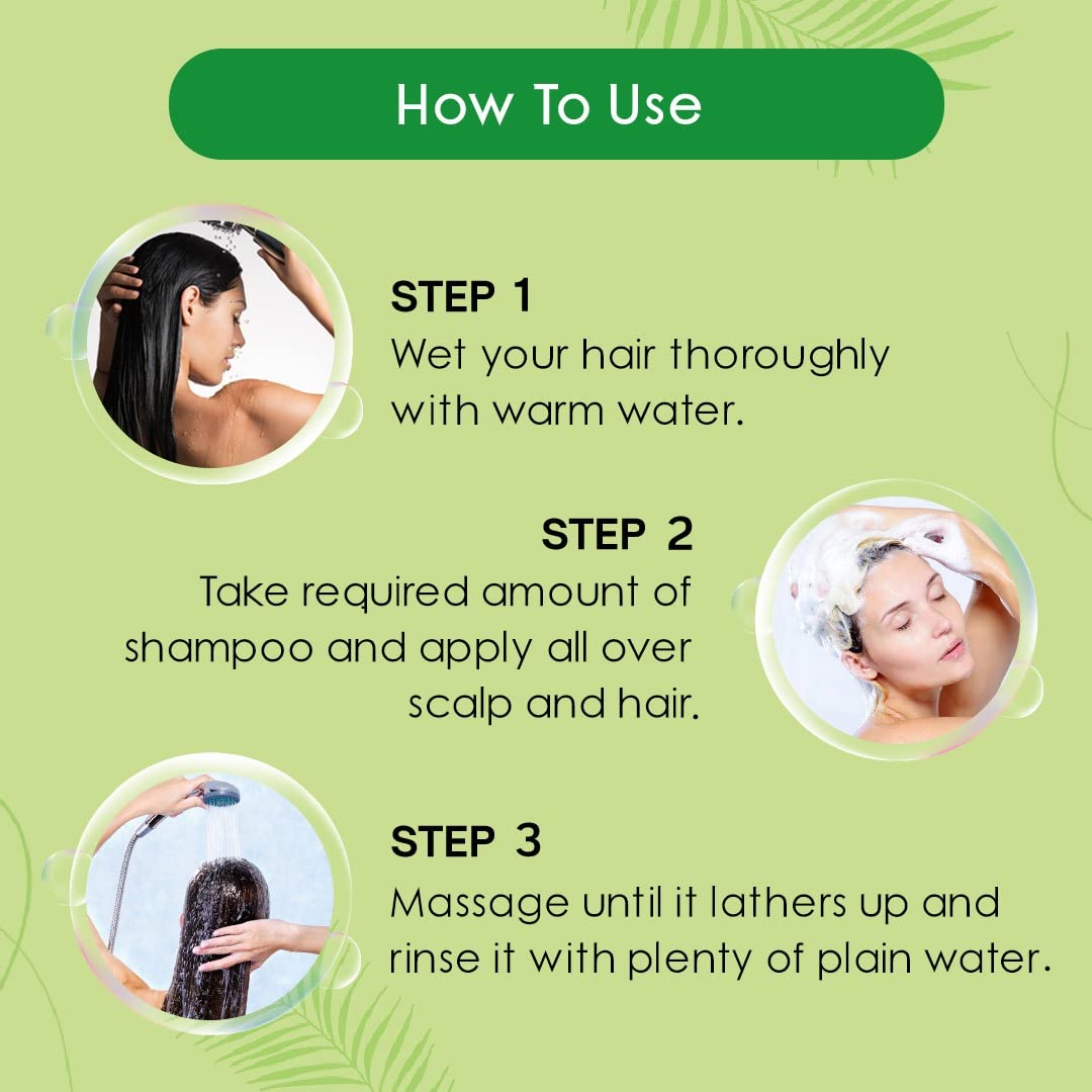 Nyle Naturals Volume Enhance Anti Hairfall Shampoo, With Reetha And Blackberry, 180ml, (NYAM0180VE03R)
