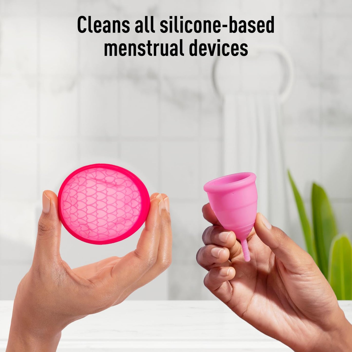 Sirona Natural Menstrual Cup Wash for Women - 100 ml with Rose Fragrance to Wash your Period Cup in a Hygienic Way
