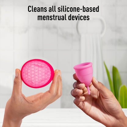 Sirona Natural Menstrual Cup Wash for Women - 100 ml with Rose Fragrance to Wash your Period Cup in a Hygienic Way