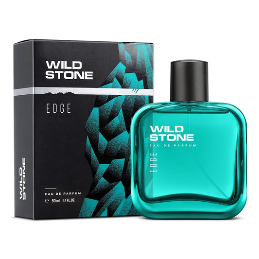 Wild Stone Edge perfume bottle and packaging on a white background