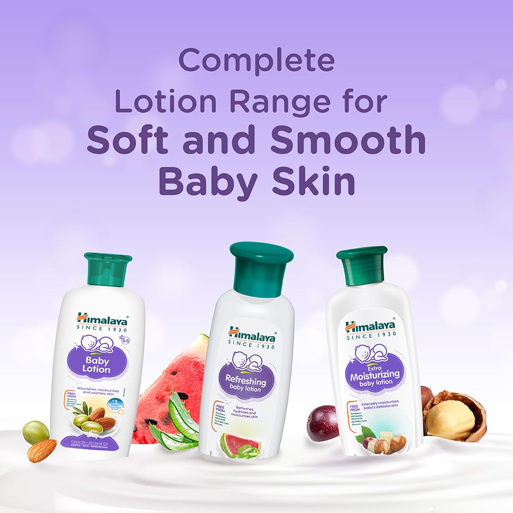 Himalaya Baby Lotion with Almond and Olive Oil, 100ml