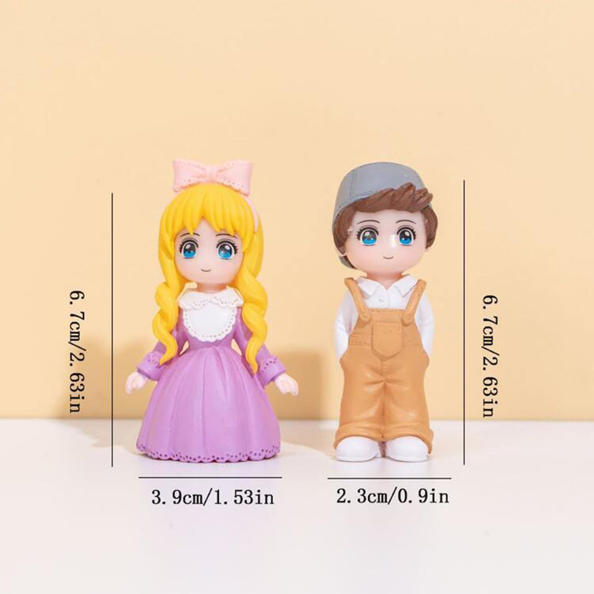 Romantic Lovely Couple Gift for Girlfriend Boyfriend Husband Wife Couple Miniatures Figurine for Valentines Day Gift for Your Love Valentines Gift Items Miniature Adventure Showpiece