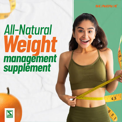 SUNOVA Bioslim Fat Burner Capsules – Organic Weight Management Formula Made of Garcinia Cambogia and Green Coffee Bean Extracts 60 Tablets (Pack of 1)