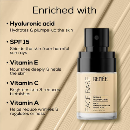RENEE Face Base Serum Foundation -06 Chic 25 Ml