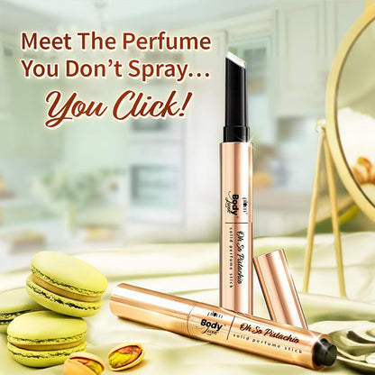 Plum BodyLovin’ Oh So Pistachio Solid Perfume Stick | 1.8gm | Solid Gel Perfume Stick | Pistachio & Hazelnut Notes | Sleek, Mess-Free & Long-Lasting | Alcohol-Free | Travel-Friendly