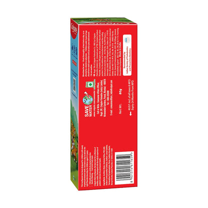 Colgate Kids Barbie Manual Toothbrush, Extra Soft with Tongue Cleaner (Pack of 3) & Kids Anticavity Toothpaste for 2-5 Years - 80gm (Strawberry flavour) COMBO