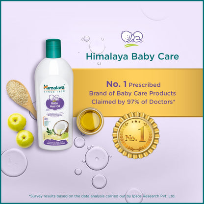 Himalaya Baby Hair Oil with Amla, Sesame & Coconut oil – 200ml | No.1 Doctor Prescribed