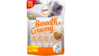 Gnawlers Lickable Wet Creamy Cat Treats with Tasty Crab Flavour for Adult & Senior Cats, Healthy Cat Treat (Pack of 1x300g). Sold by Sniff N Licks