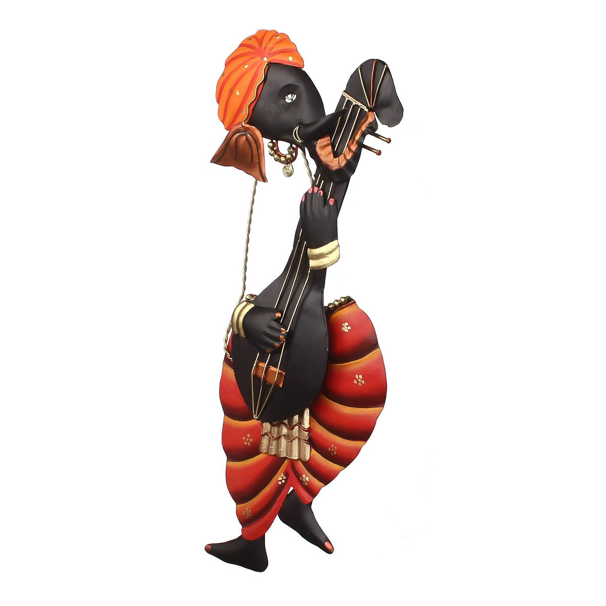 Lord Ganesha Playing Sitar Wall Hanging