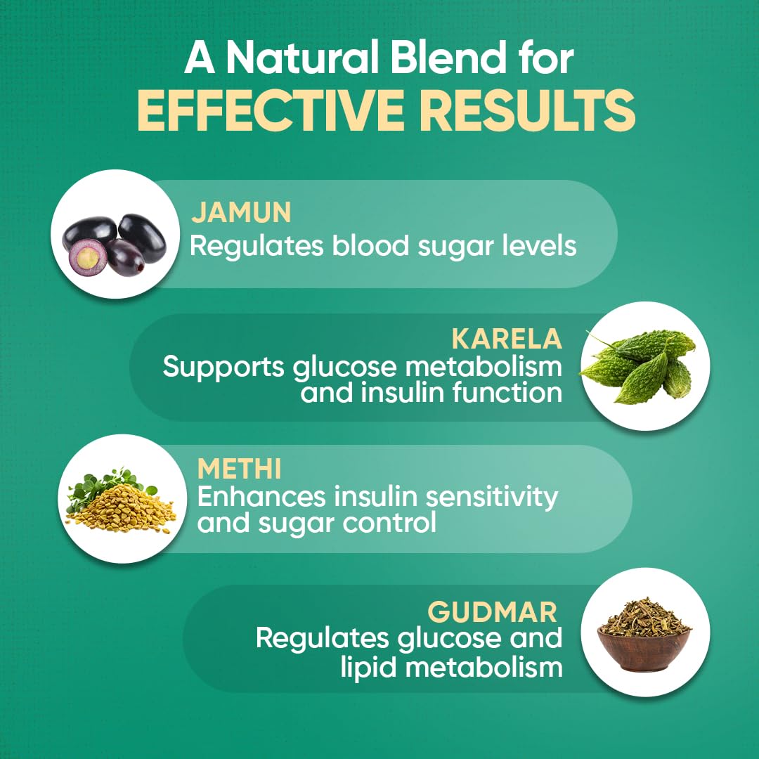 Dr. Vaidya’s Diabex Juice for Diabetic Care | Ayurvedic Diabetes Juice with Karela, Jamun & Neem | Helps Manage Blood Sugar Levels | No Added Sugar or Artificial Flavours | 950ml
