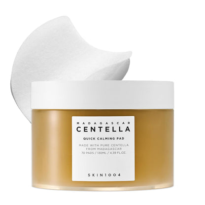 SKIN1004 Madagascar Centella Quick Calming Pad | Quick Calming Effects Soothing for Sensitive Skin130ml | 70pcs
