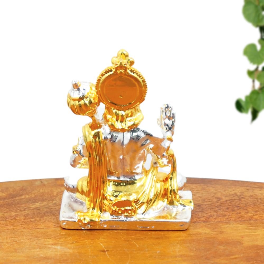 Resin Lord Hanuman Idol – Decorative Statue for Home Mandir, Car Dashboard, Vastu & Spiritual Gifting