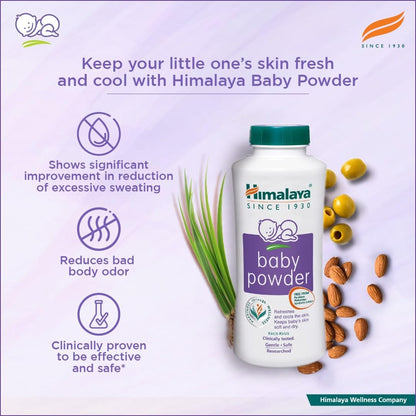Himalaya Baby Powder 400g | Refreshes and keeps baby's skin smooth and dry