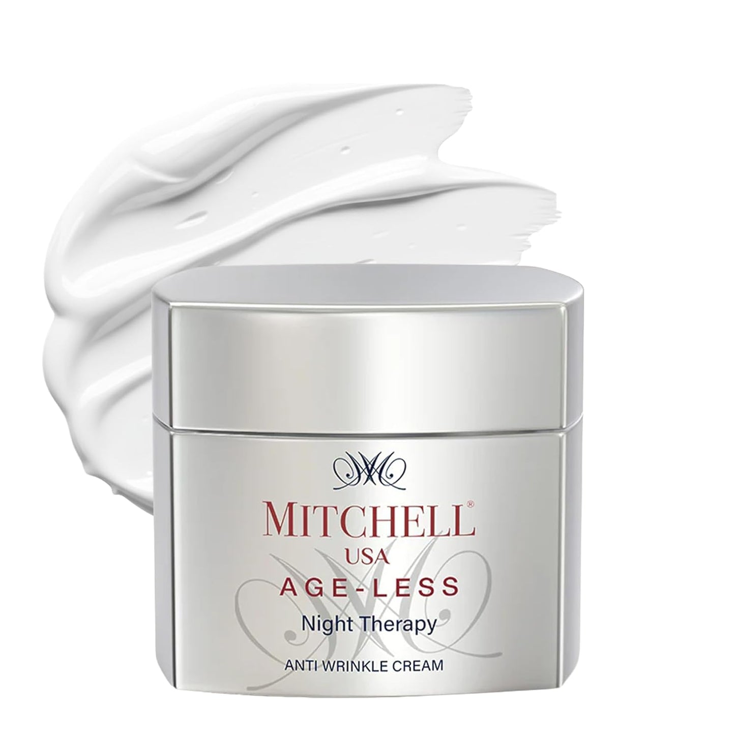 Mitchell USA Night Therapy Anti Aging Night Cream for Women & Men | Reduce Wrinkles & finelines | Lotus Seed Extract & Brahmi Extract | Cocoa Seed Butter Citric Acid | For All Glowing Skin Types | 50g