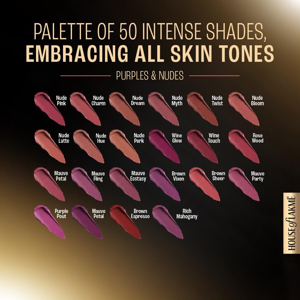 Lakme Forever Matte Liquid Lip Colour, Long-Lasting Liquid Lipstick, Lightweight & Transferproof, Smudgeproof - Nude Dream, 5.6ml