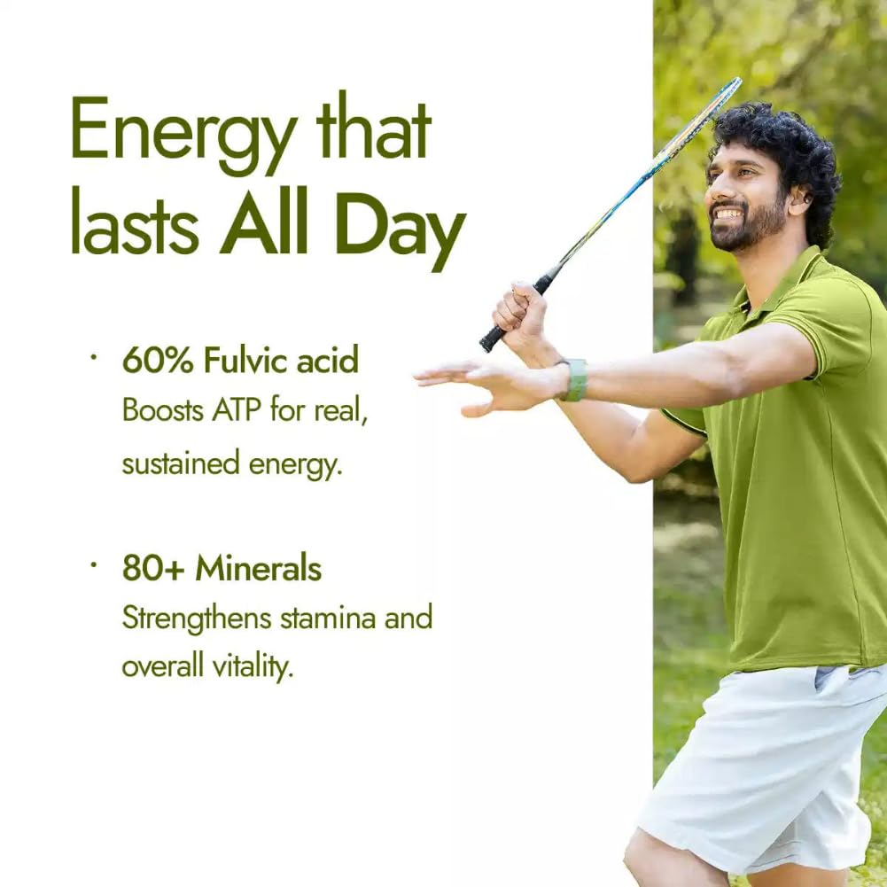 Kapiva Original Himalayan Shilajit/Shilajeet Resin 40g |Super Saver Pack| 250mg/Serving | For Energy, Endurance & Vitality | 160 Servings | 100% Ayurvedic