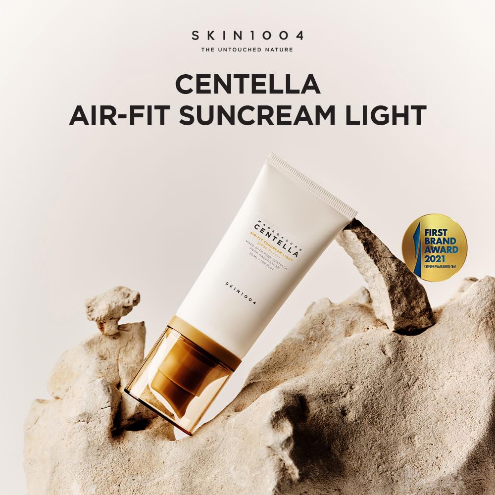SKIN1004 Centella Air-Fit Suncream SPF30+ PA++++ 50ml - Lightweight Physical Sunscreen for All Skin Types