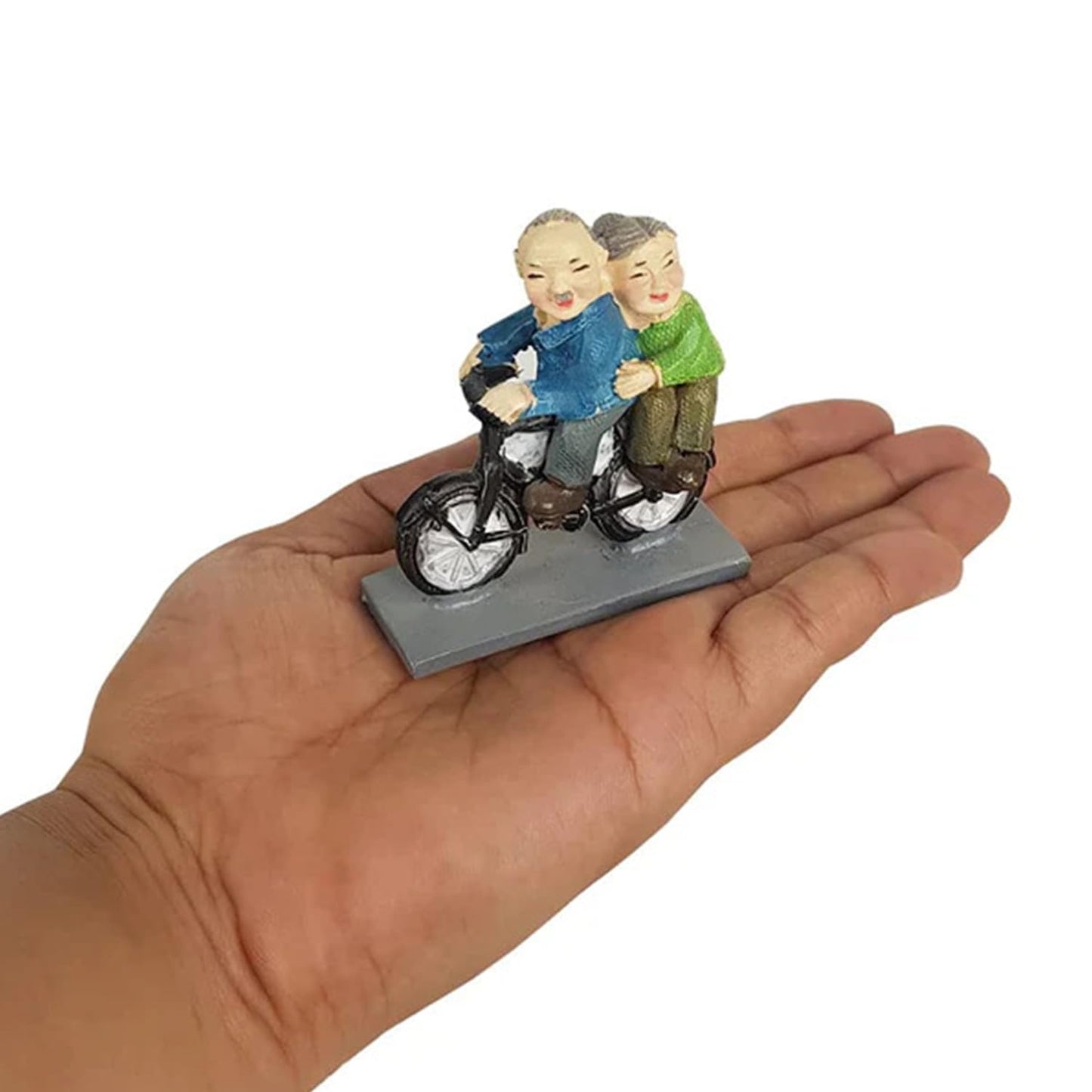 ascension Romantic Lovely Couple Sitting On Cycle Gift for Girlfriend Boyfriend Husband Wife Miniature Statue Figurine for Valentines Day Gift Gift for Your Love Valentines Gifts