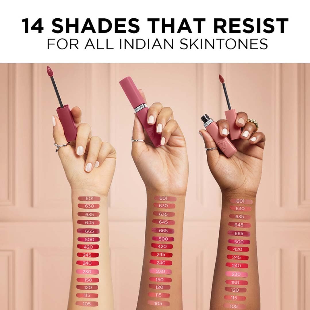 L’Oreal Paris Infallible Matte Resistance Liquid Lipstick- 645 Crush Alert, 5ml