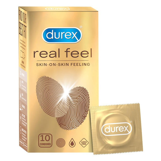 Durex Real Feel Condoms 10 Count (Pack of 1)