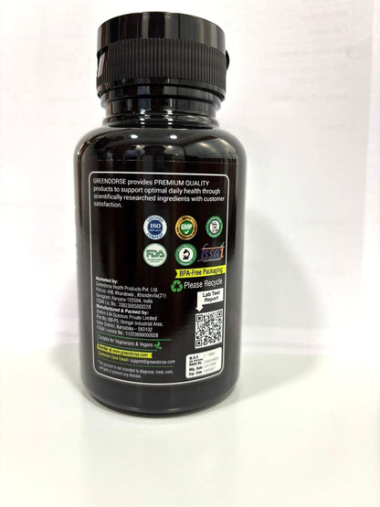 GREENDORSE Fadogia Agrestis 600mg & Tongkat Ali 400mg with Zinc & Vitamin D3 | Longjack Tongkat Ali (2% Eurycomanone) with Fadogia Agrestris Standardized to 10:1 Stem extract- 60 Veg Capsules
