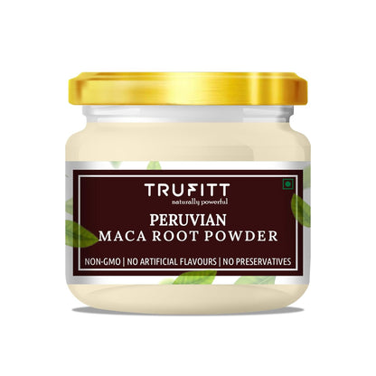 Trufitt Peruvian Yellow Maca Root Powder, Organic Herbal Supplement | Improves Energy And Stamina | Good For Men And Women - 100 GMS