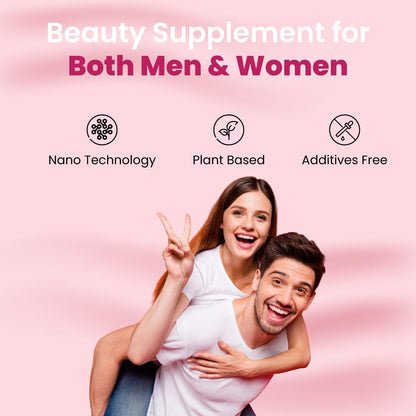 ZEROHARM Skin Radiance Supplement | L-Glutathione, Acerola Cherry Extract (Vitamin C), Biotin & E for Skin Whitening | Skin Glow, Reduce Dark Spots, Brighten & Hydrate Skin | Men & Women | 60 Tablets