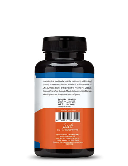 Supplement bottle with label on a white background