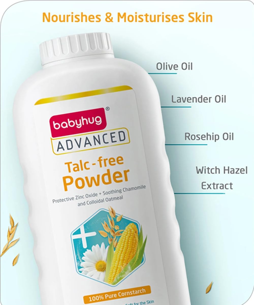 Babyhug Advanced Talc-Free Dusting Powder - 400 gm