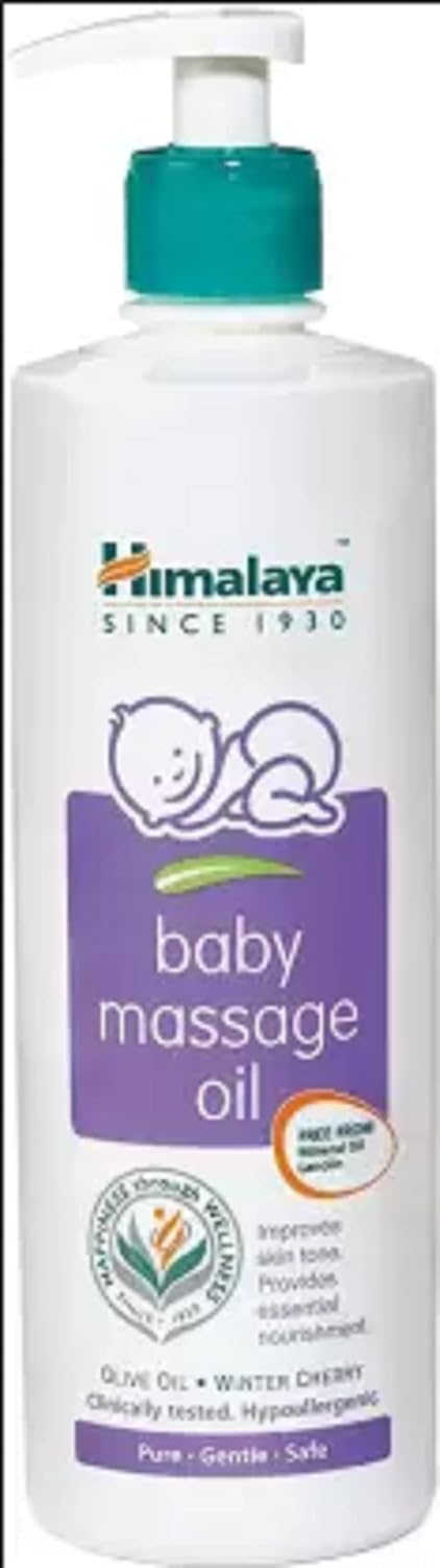 HIMALAYA Baby Massage Oil 500ML_Nurtures growth and strengthens bond
