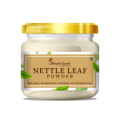 Simply earth Organic Nettle Dried Leaves powder | (Stinging Nettle) (Urtica Dioica) Rich in Nutrients With Vitamins & Minerals| | 100 GM