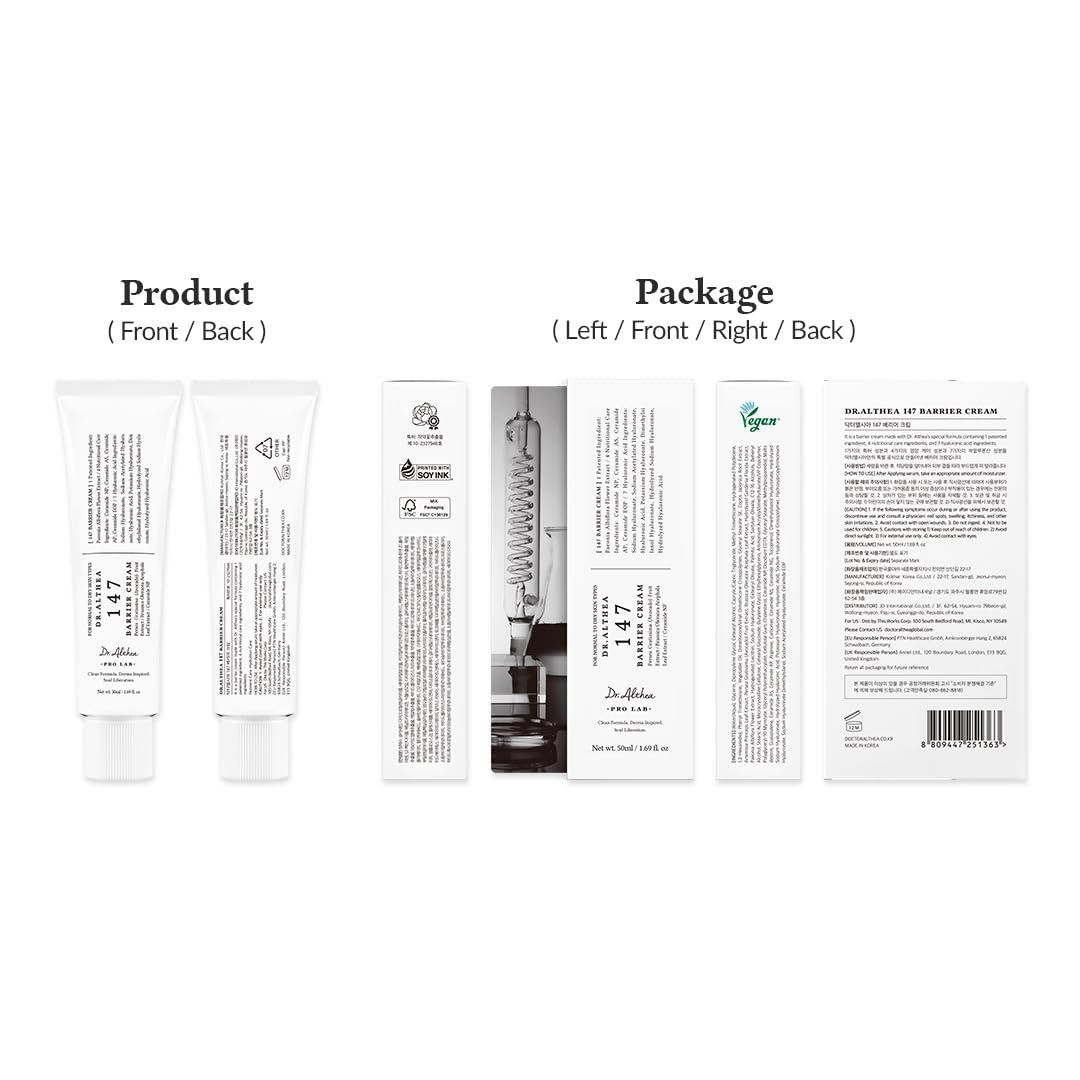 Product and packaging views on a white background