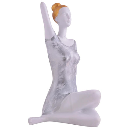 Yoga Lady Home & Office Decor showpiece (y800)