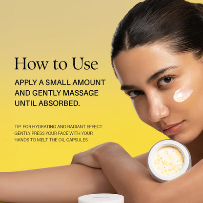 d'alba Piedmont Vita Toning capsule Cream, Deep Hydration Face Moisturizer, Glass Skin with Vita-Cera Oil Capsules, Deep Hydration Face Moisturizer, 55g