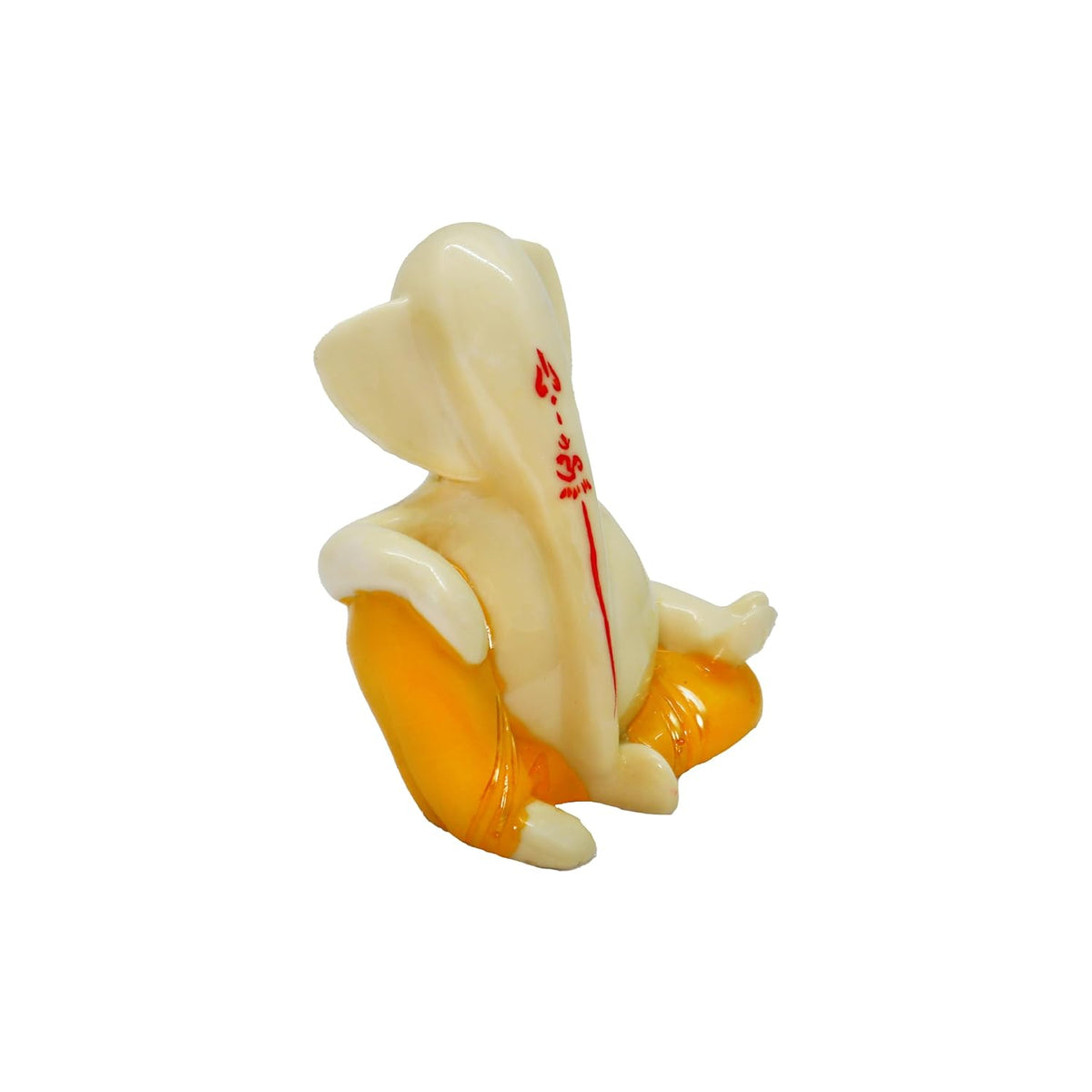 Ganesh Murti for Home & Office Decor, Ganesha Hand Crafted Best Car Dashboard Room Decoration Item (Sund Ganesha Yellow)