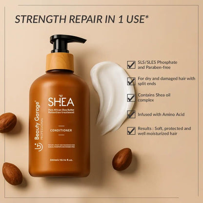 Beauty Garage Pure African Shea Retention Treatment Conditioner 750ml