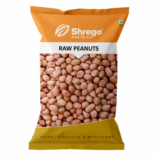 SHREGO Pink Raw Peanut, Vacuum Packed (1 kg) Premium Moongfali