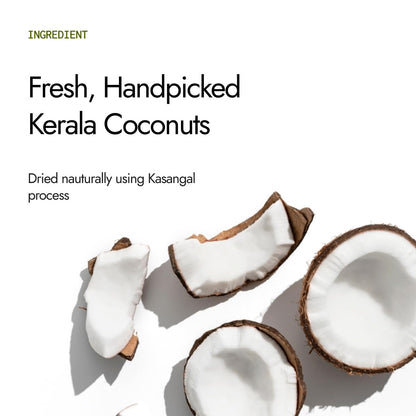 Kapiva Virgin Cold-Pressed Coconut Oil | 100% Pure, Unrefined & Edible | For Cooking, Skin & Baby Care, Oil Pulling | Coconut Oil For Hair | Keto Friendly