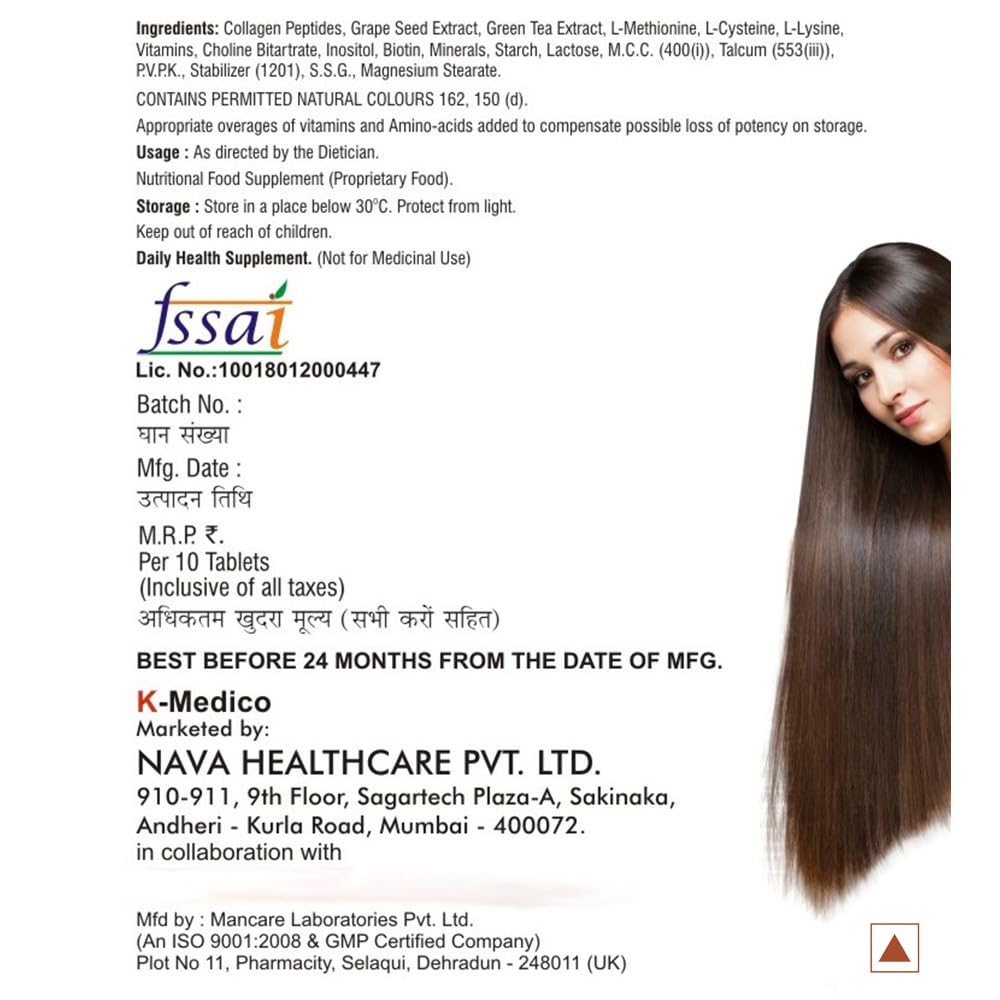 HairFul Healthy Hair Supplement 30 Tablets (Pack of 2 X 15)
