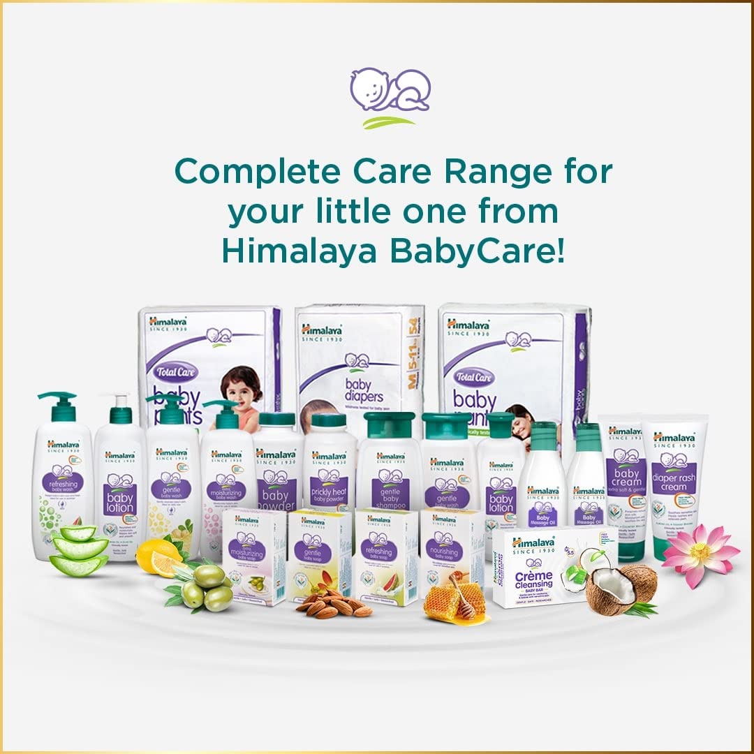 Himalaya Creme Cleansing Baby Bar 125G| pH 5.5|with Coconut milk Protein and Aloe vera|Soap Free | For New borns | For Baby's sensitive skin| No Parabens|No Synthetic Colors