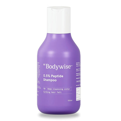 Be Bodywise 0.5% Peptide Bond Shampoo 150ml | Hidrahair, Keratin Nanopeptide, Hydrolysed Veg Protein, Triple Combo Bond Repair Active & Rosemary Oil | Treating Heat-Damaged, Chemical & Colored Hair