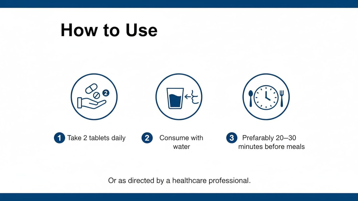 Instructions on how to use a medication with icons and text.