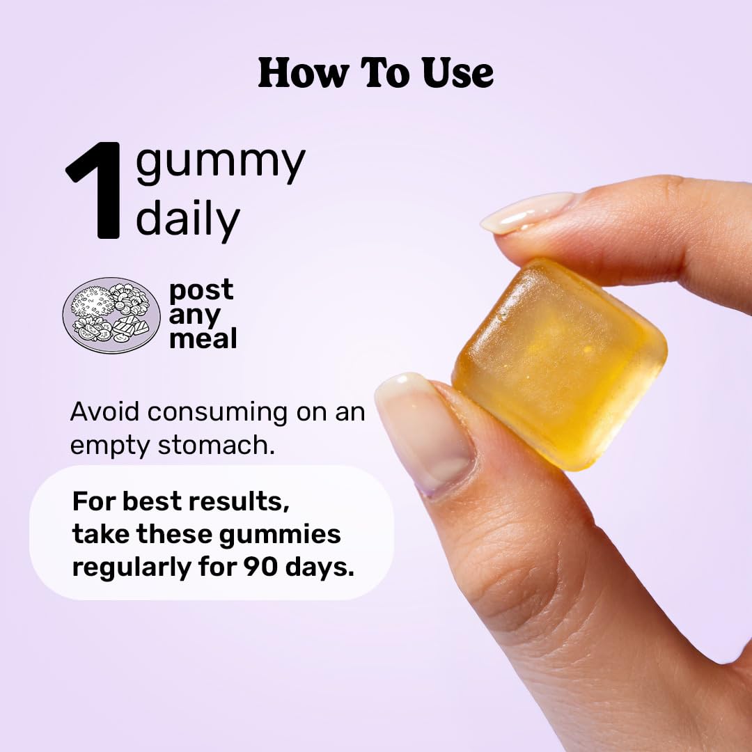 What's Up Wellness Gut Health Supplements Gummies | Prebiotics & Probiotics Supplement | Constipation, Bloating, Gas & Acidity Relief | Gut Cleanse Detox | Clinically Proven Strain | 30 Days