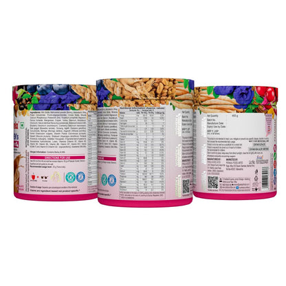 Nutrela Women Superfoods Protein Powder - 400g, Chocolate | Everyday Fitness with Biofermented Multivitamins & Whey Protein to support in Bone & Joints Health , Muscle , Heart , Hair & Nails , Vitality and Mood Stabilizer