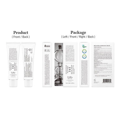 Dr.Altheas 345 Relief Cream, Daily Skin Care Face Moisturizer Korean Intensive Repair & Soothing Acne, Oily, Sensitive Skin Cream with Niacinamide, Panthenol for All Skin Types, 50ml