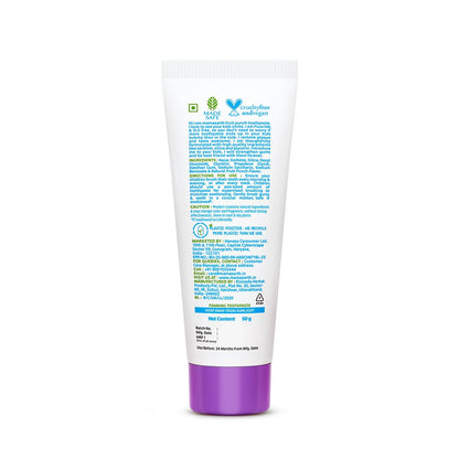 Mamaearth Fruit Punch Toothpaste - 50g | Infused with Sorbitol, Silica & Glycerin | Promotes Healthy Teeth & Gums, Free from Fluoride & SLS, 100% Natural