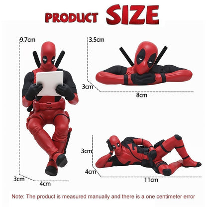 Redvant PVC Action Figure Set of 3 – Desk Display for Office & Car Dashboard Decoration – Red Suit Edition Premium Detailing | car Accessories 2026