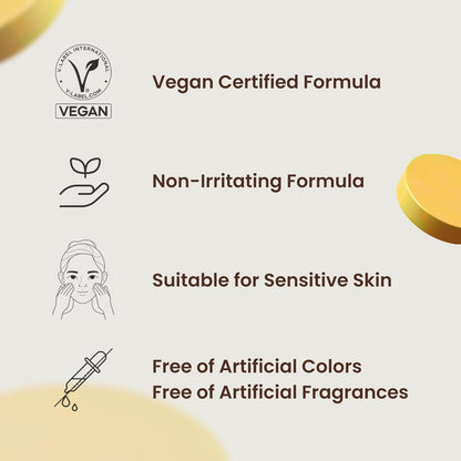 THANKYOU FARMER BakuVita Revitalizing Ampoule (50 ml) Face Serum with Bakuchiol Retinol Alternative with Vitamin C + E | Korean Serum for Hydration, Firming, Pore Care & Radiant Glow, Vegan
