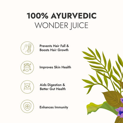 Kapiva Wild Amla 1L + Kapiva Thar Aloe Vera Juice (with Pulp) | Cold-pressed Juice Combo to Help with Glowing Skin, Hair Care, and Detox (1L)