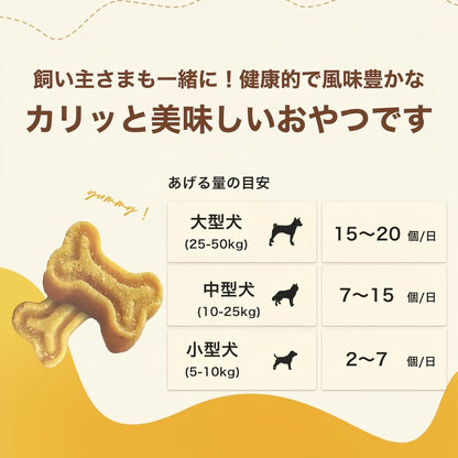 Dogsee Gigabites Cookies 300g – Banana & Yogurt Dog Biscuits for Adult Dogs & Puppies | Natural Vegetarian Treats | Crunchy Puppy Snacks for Training | Supports Strong Bones & Digestion
